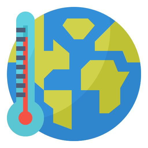 Global warming Aphiradee (monkik) Flat icon