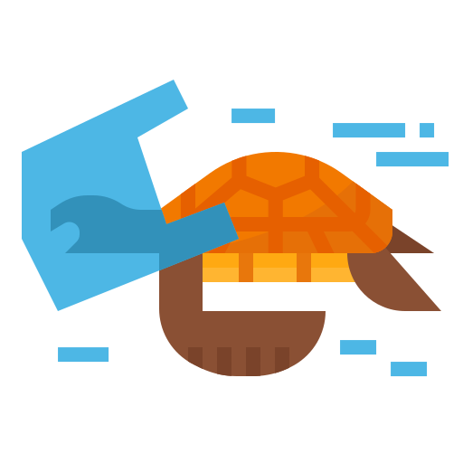 Черепаха Aphiradee (monkik) Flat иконка