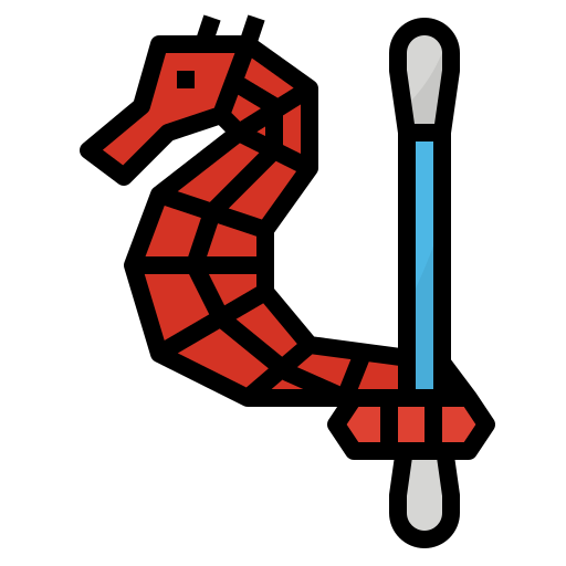 Морской конек Aphiradee (monkik) Lineal Color иконка