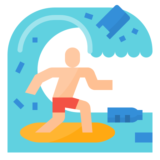 surfen Aphiradee (monkik) Flat icon