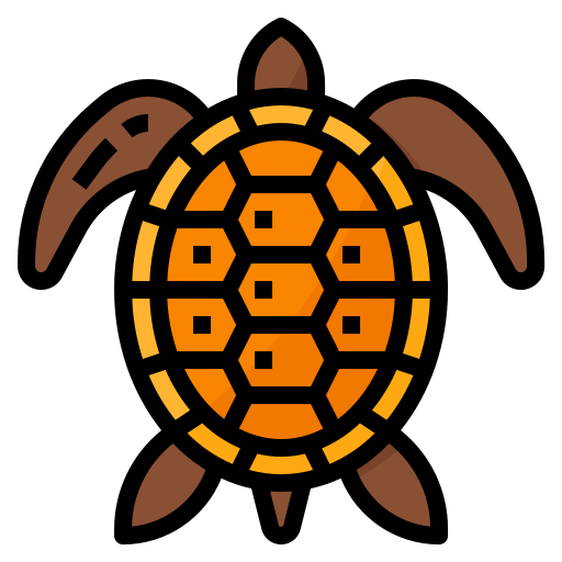 Черепаха Aphiradee (monkik) Lineal Color иконка