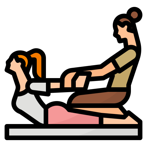 massage Aphiradee (monkik) Lineal Color Icône