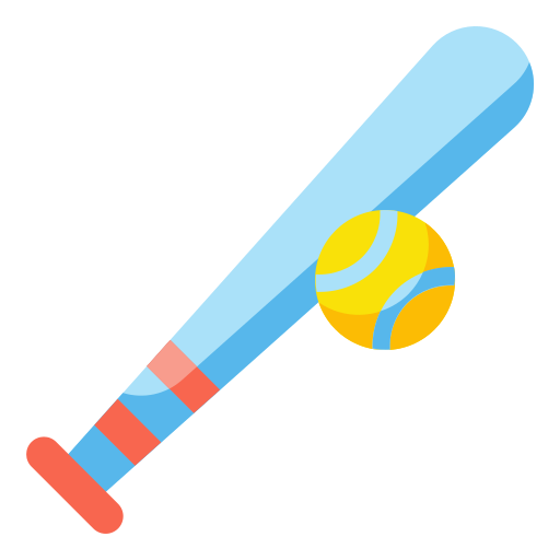 Baseball bat Wanicon Flat icon