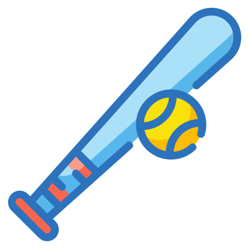 Baseball bat Wanicon Lineal Color icon