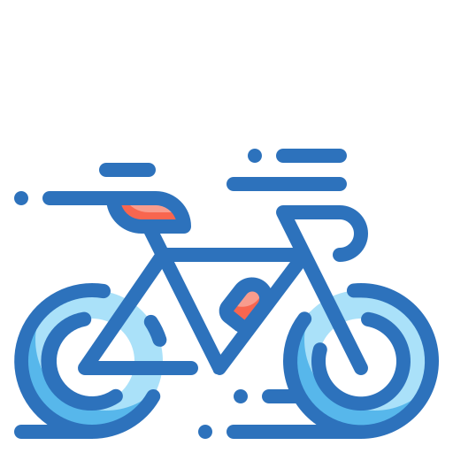 bicicletta Wanicon Lineal Color icona