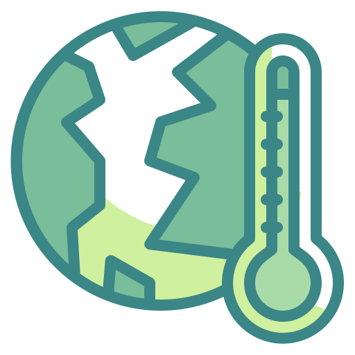 Global warming Wanicon Two Tone icon