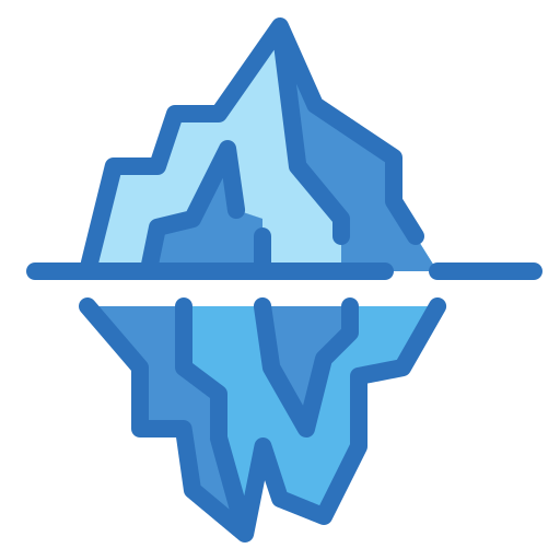 Iceberg Wanicon Lineal Color icono