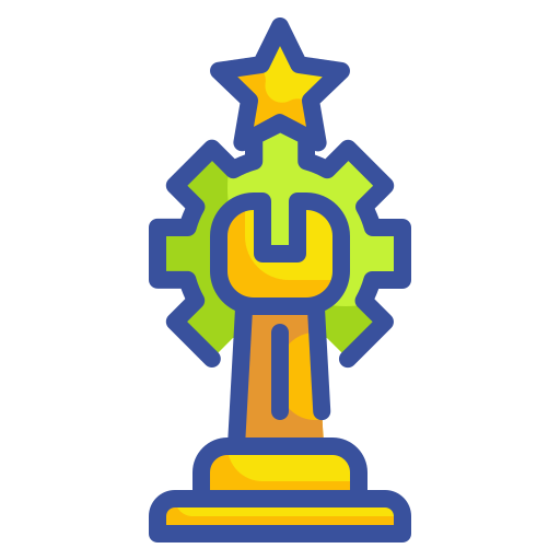 Trophy Wanicon Lineal Color icon