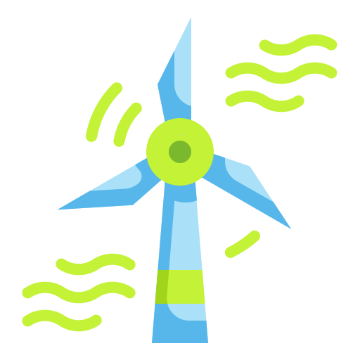 風車 Wanicon Flat icon
