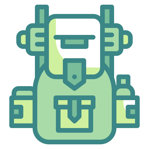 Backpack Wanicon Two Tone icon