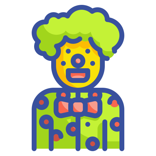 Clown Wanicon Lineal Color icon