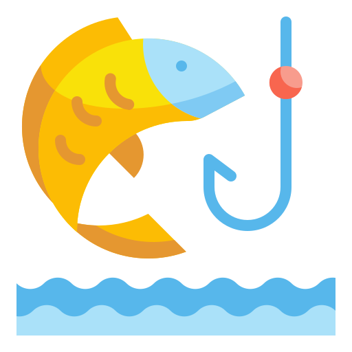 Fishing Wanicon Flat icon
