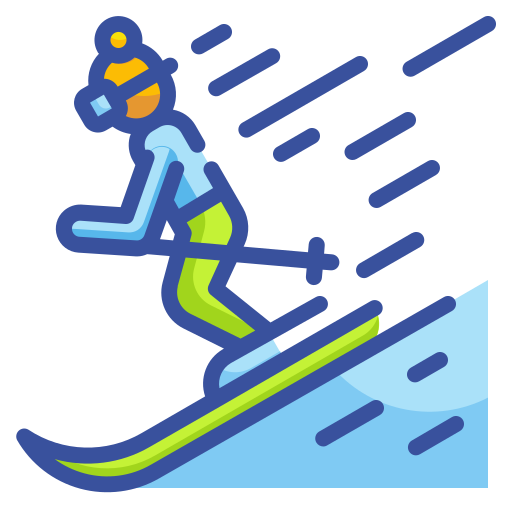 ski Wanicon Lineal Color icon