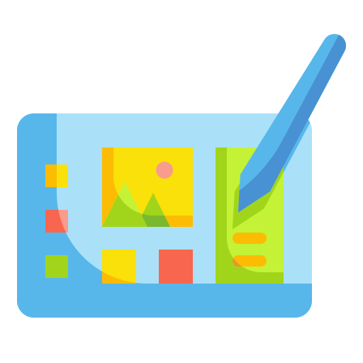 tableta gráfica Wanicon Flat icono