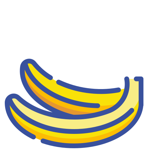 Banana Wanicon Lineal Color icono