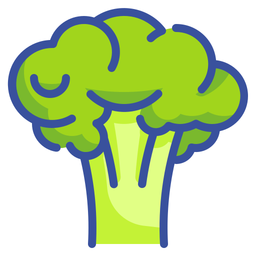 broccoli Wanicon Lineal Color icona