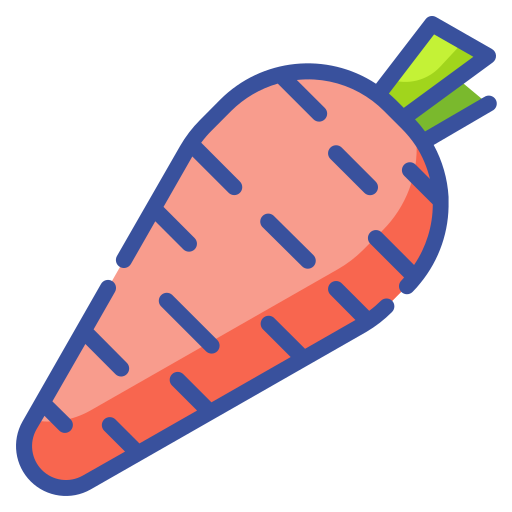 Морковь Wanicon Lineal Color иконка