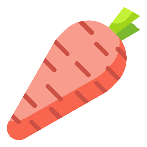 Zanahoria Wanicon Flat icono