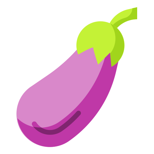 Eggplant Wanicon Flat icon