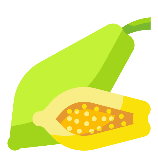 papaya Wanicon Flat icono