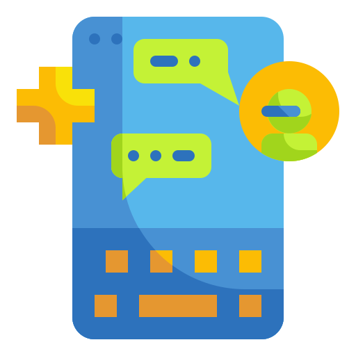 chatbot Wanicon Flat icon