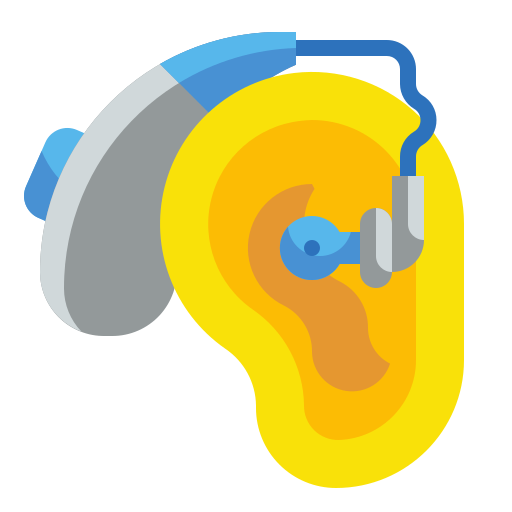 補聴器 Wanicon Flat icon
