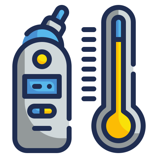 thermometer Wanicon Lineal Color icon