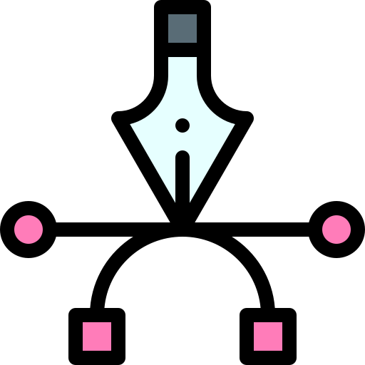 Инструмент Перо Detailed Rounded Lineal color иконка
