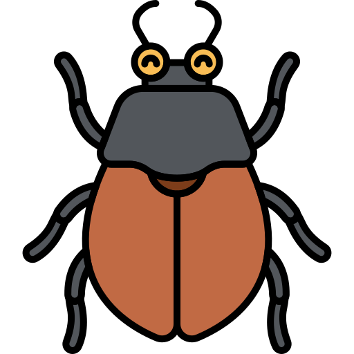 scarabée Flaticons Lineal Color Icône