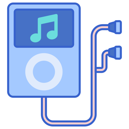 Mp4 player Flaticons Lineal Color icon