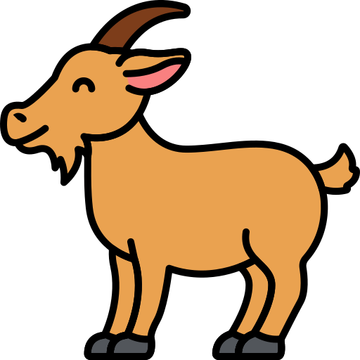 Cabra Flaticons Lineal Color icono