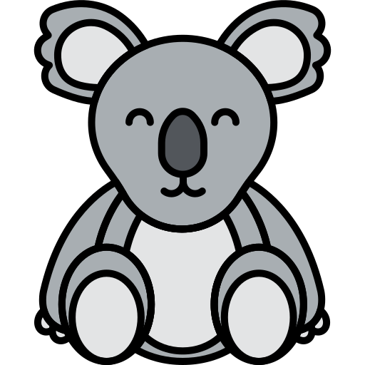 koala Flaticons Lineal Color ikona