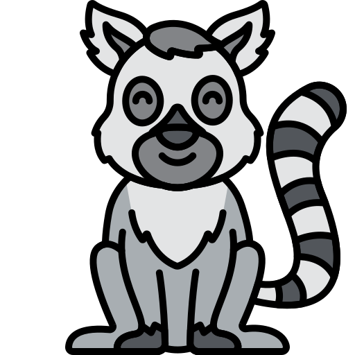 lemur Flaticons Lineal Color icoon