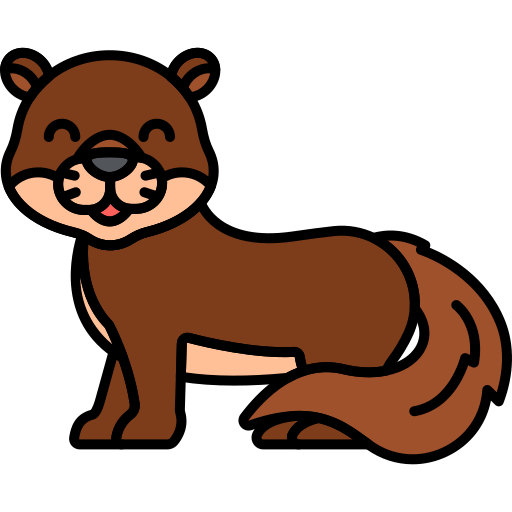 loutre Flaticons Lineal Color Icône