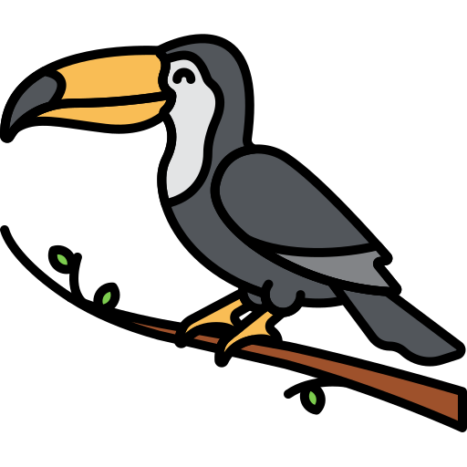 toucan Flaticons Lineal Color Icône