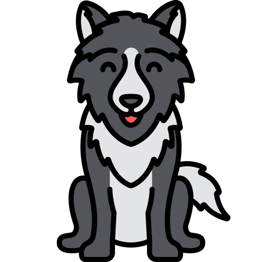 loup Flaticons Lineal Color Icône