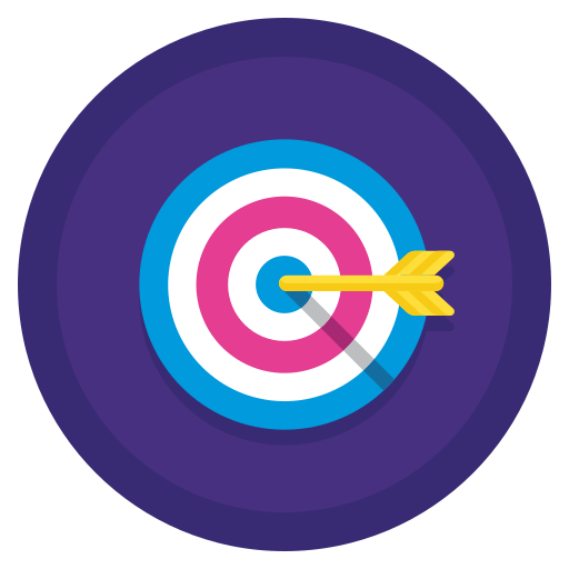 bullseye Flaticons Flat Circular icon