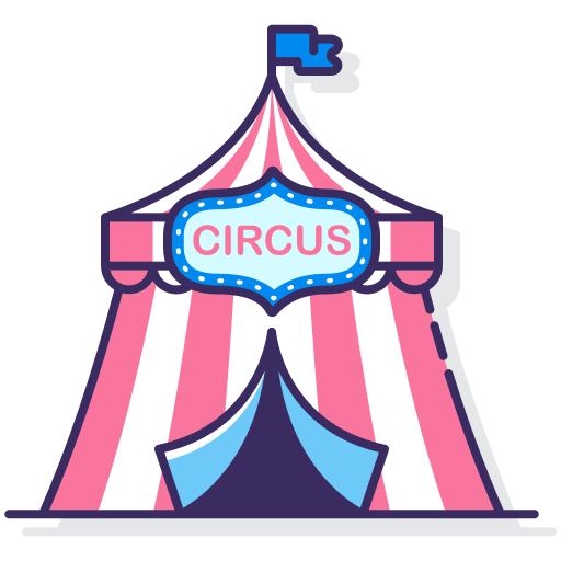 circus Flaticons Lineal Color icoon