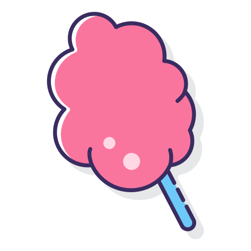 zuckerwatte Flaticons Lineal Color icon