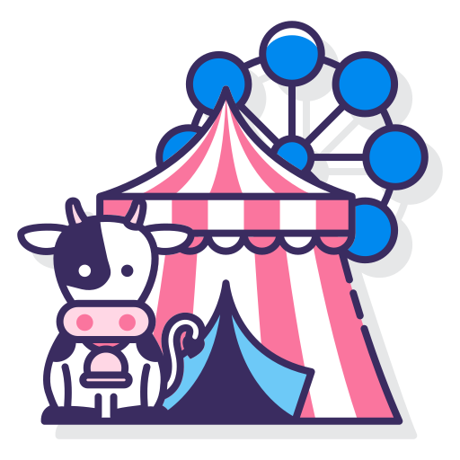 County fair Flaticons Lineal Color icon