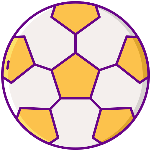 Futbol Flaticons Lineal Color icono