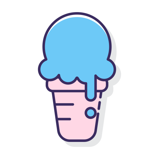 Helado Flaticons Lineal Color icono