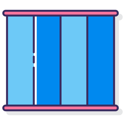 공기 벽 Flaticons Lineal Color icon