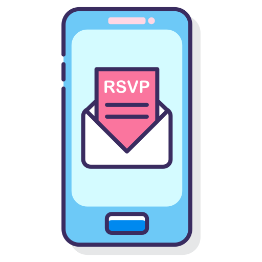 Rsvp Flaticons Lineal Color icon