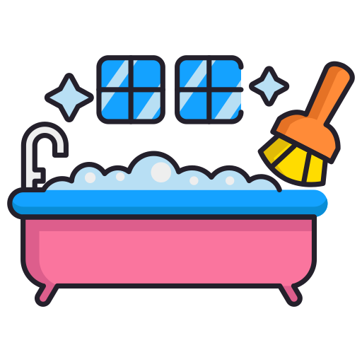 bagno Flaticons Lineal Color icona