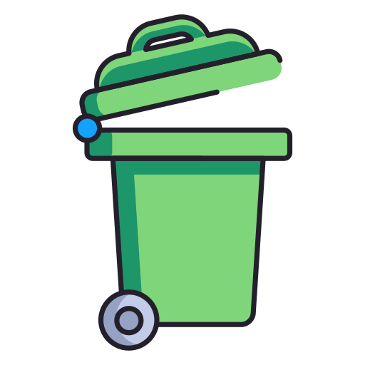 Garbage Flaticons Lineal Color icon