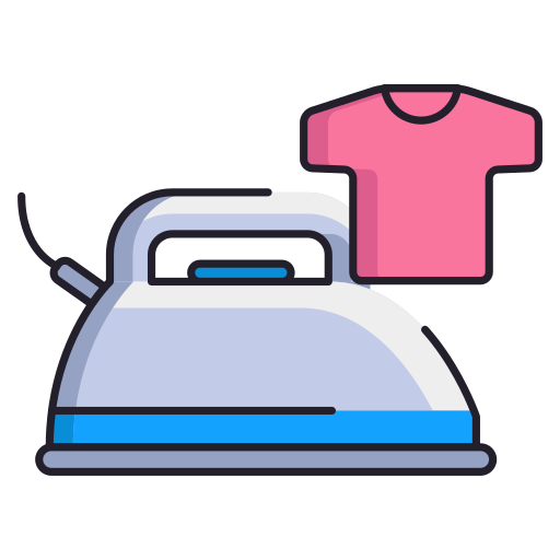 Ironing Flaticons Lineal Color icon