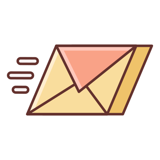e-mail Flaticons Lineal Color ikona