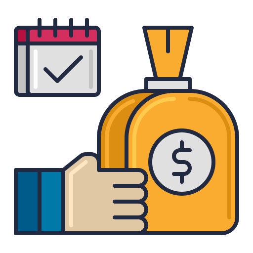 Line of credit Flaticons Lineal Color icon