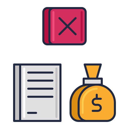 Unsecured loan Flaticons Lineal Color icon